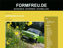 Tablet Screenshot of formfreu.de